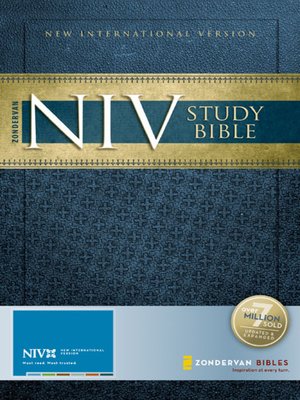cover image of Zondervan NIV Study Bible